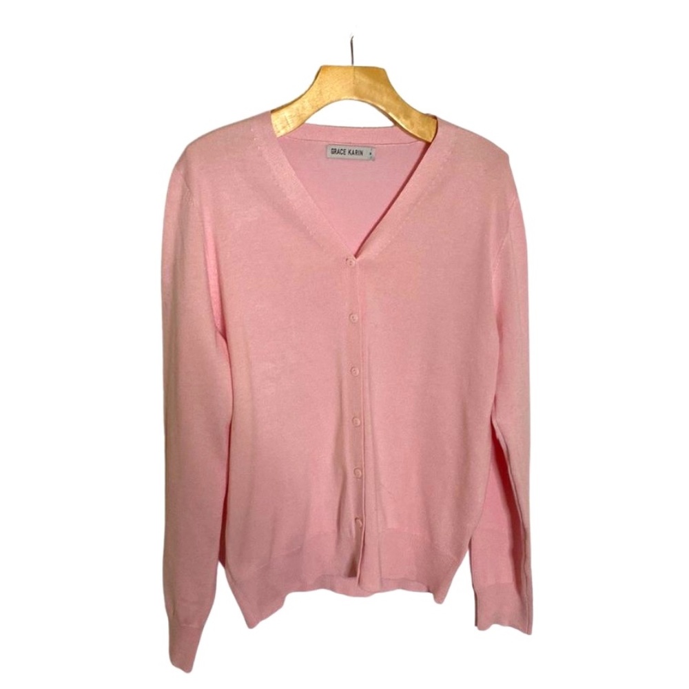 🌟Women’s Pink Cardigan Sweater